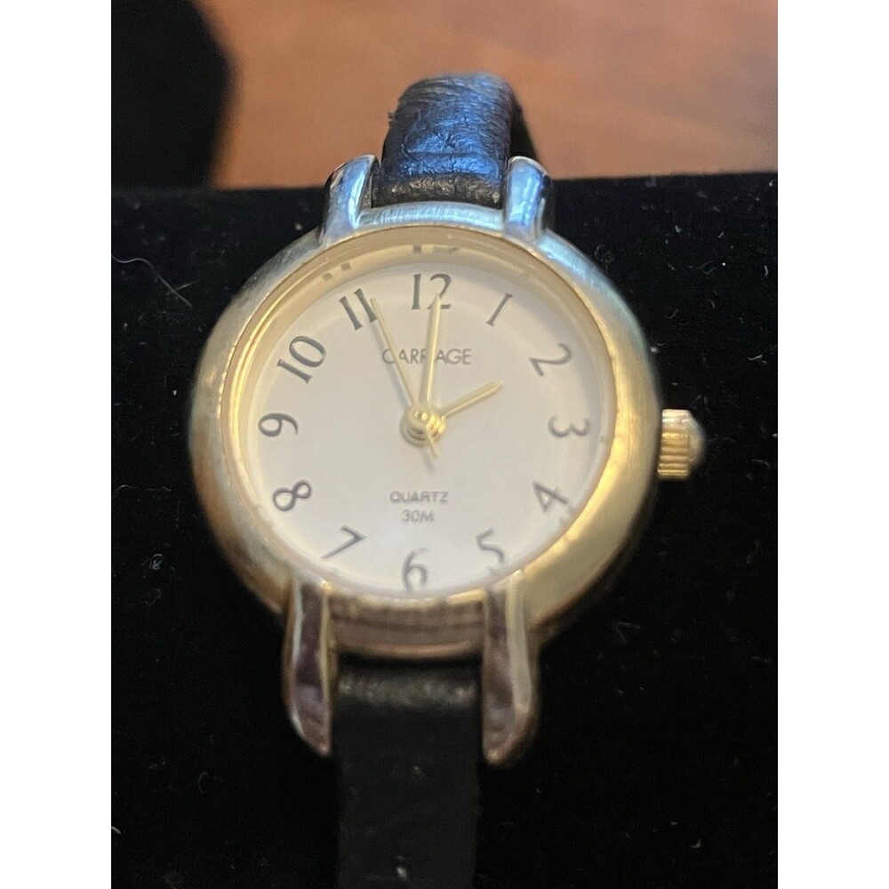 Timex Carriage Watch small womens needs new thin band, working